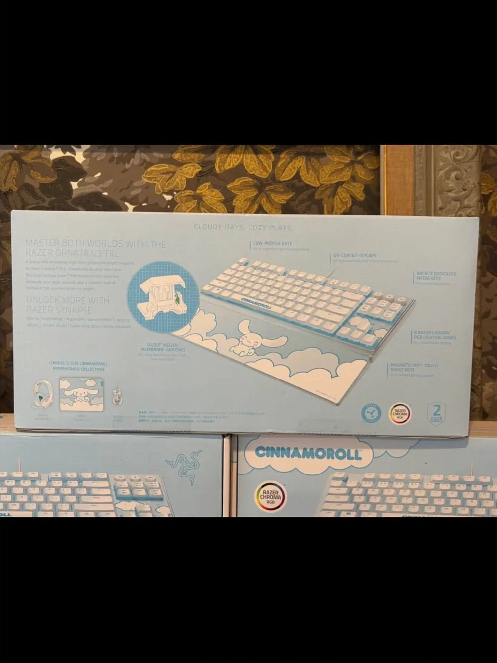 Cinnamoroll Razer Ornata V3 Gaming Keyboard